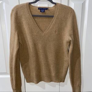 V neck cardigan sweater